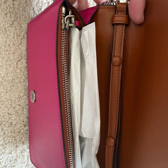 Givenchy Fuchsia Emblem Crossbody Bag/Clutch - Picture 9 of 9